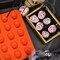 Brain Chocolate Mold, 2 Pack Silicone Halloween Brain Molds (15 Cavity Each), BPA Free Flexible Candy Mold for Chocolate, Candy, Jello, Ice Cubes, Cupcakes, Halloween Party Treats